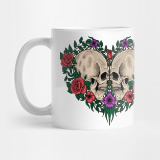 Skull Valentine Isolated Mug